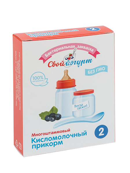 Закваска для ребенка "Свой йогурт" Прикорм № 2 (5 пакетиков)