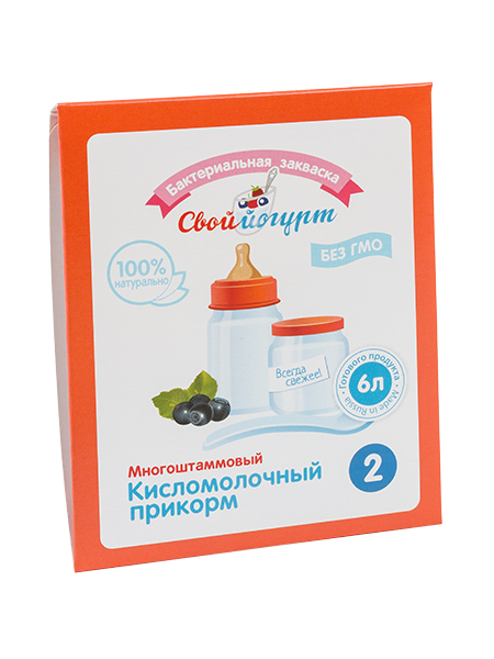 Закваска для ребенка "Свой йогурт" Прикорм № 2 (2 пакетика)